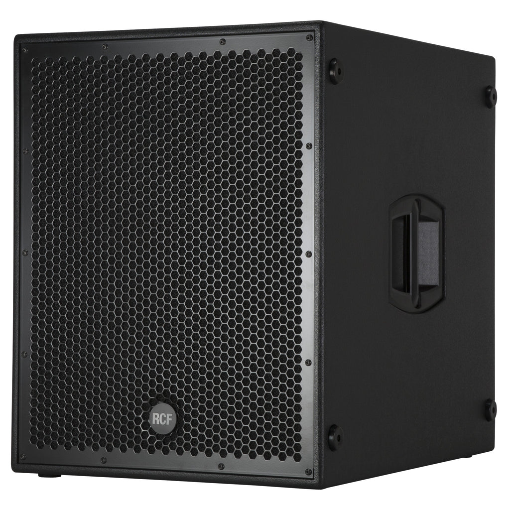 סאבוופר מוגבר RCF SUB 8004-AS – מבט קדמי בזווית