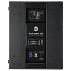 סאבוופר מוגבר RCF SUB 8004-AS – מבט אחורי עם פאנל המגבר