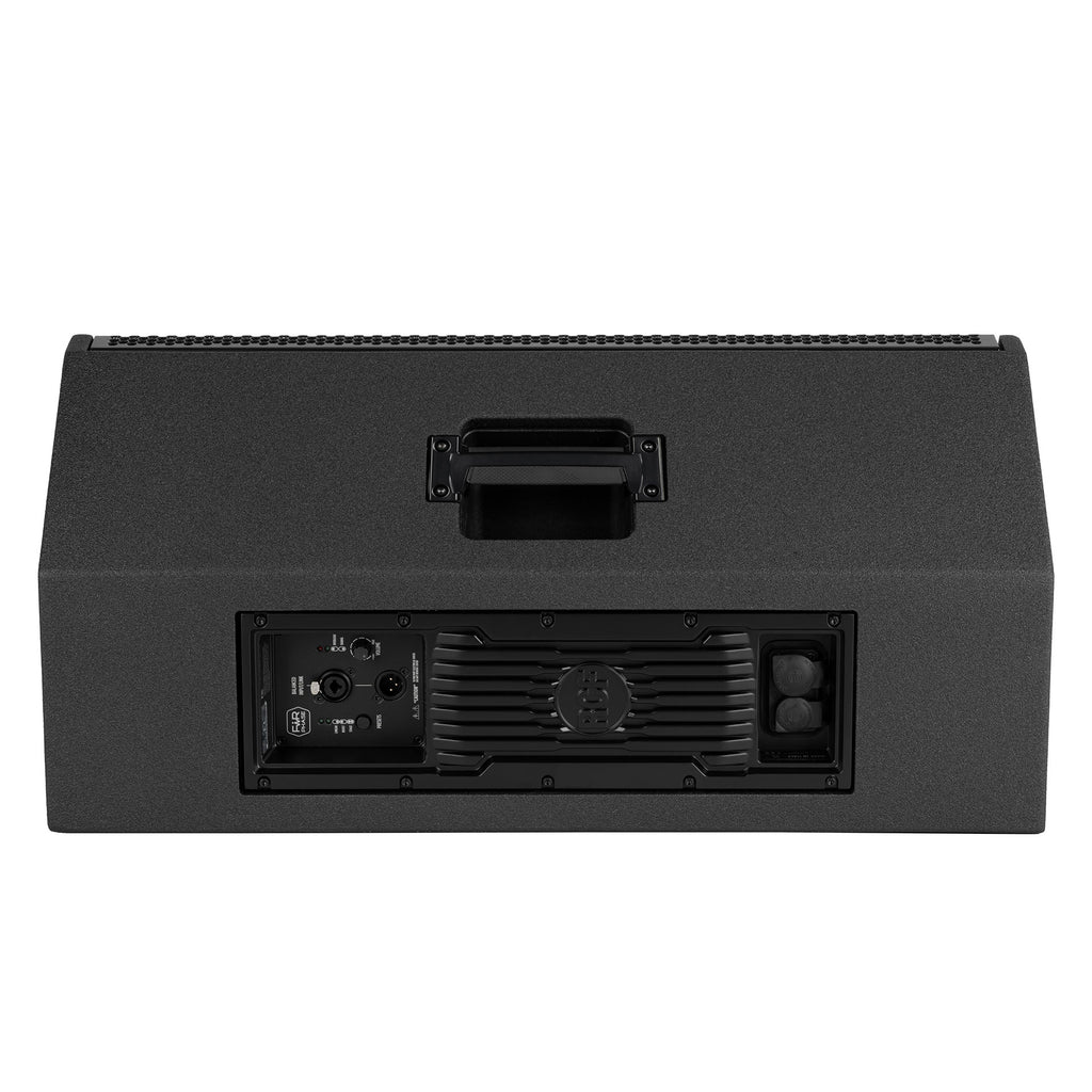 מוניטור במה RCF NX 915-SMA – מבט אחורי עם פאנל המגבר