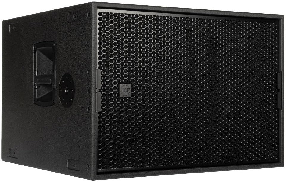 סאבוופר מוגבר RCF SUB 9019-AS, מבט שלושת־רבעי