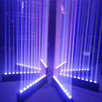 כמה ברים של מובינג Beam בפעולה, קרניים כחולות