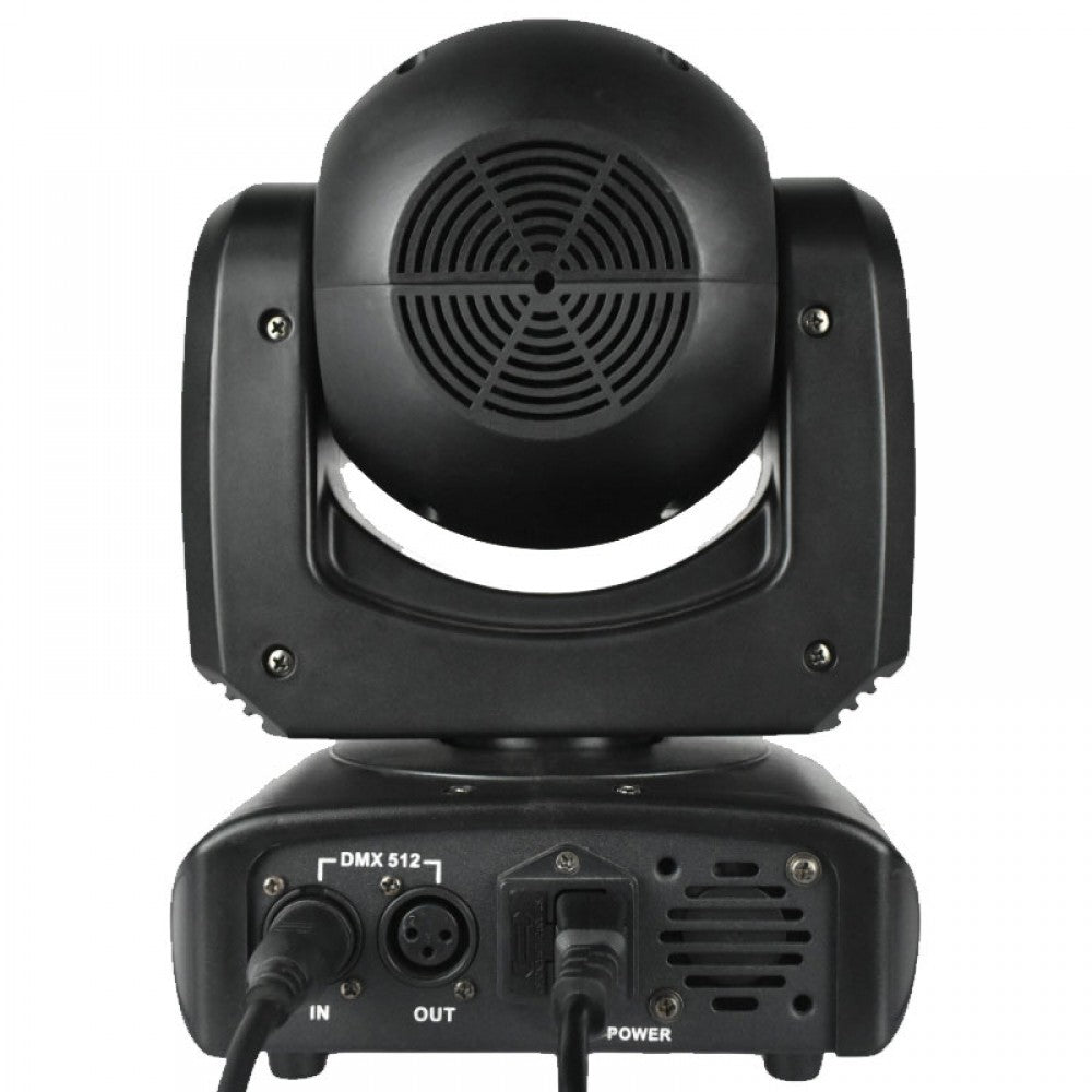 מובינג הד FloodLight 120W של Apextone, מבט אחורי עם חיבורי DMX