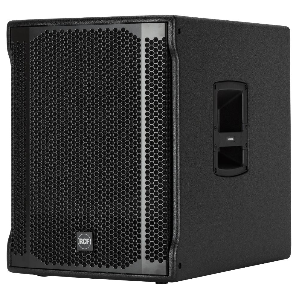 סאבוופר מוגבר RCF SUB 705-AS II, מבט שלושת־רבעי