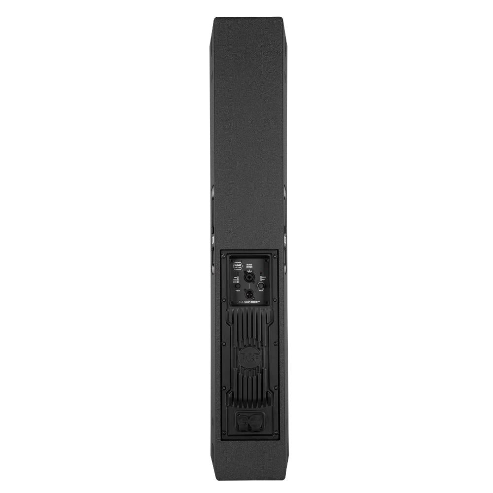 רמקול קולונה מוגבר RCF NXL 24-A MK2 – מבט אחורי עם פאנל המגבר