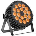 פנס תומס לד שקט Apextone 18×10W 6in1 — מבט קדמי, אמבר