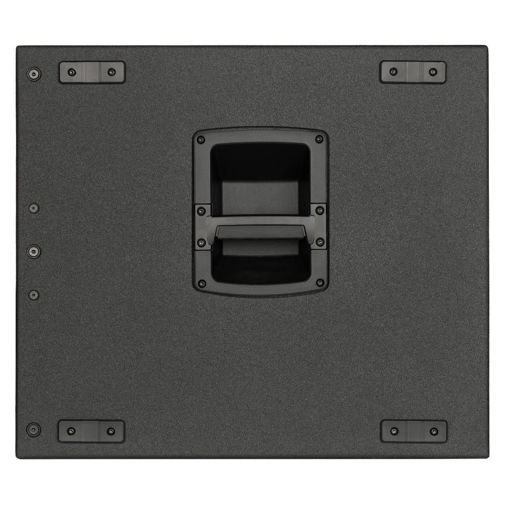 סאבוופר מוגבר RCF SUB 9016-AS – מבט מהצד, ידית נשיאה