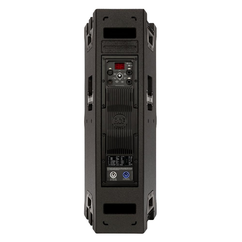 מודול ליין אריי מוגבר RCF TTL 4-A – מבט אחורי, פאנל המגבר
