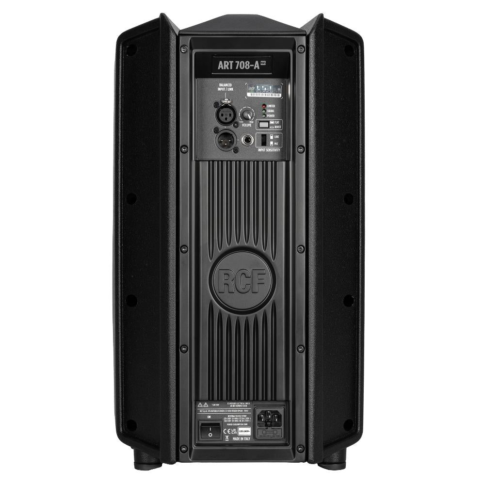 רמקול מוגבר RCF ART 708-A MK5 – פאנל אחורי