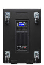 סאבוופר מוגבר PreSonus AIR15s – פאנל אחורי עם הגלגלים