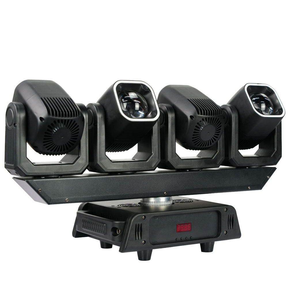 מובינג הד 4 ראשים Apextone 4-HEADS-BEAM, ראשים בזוויות שונות