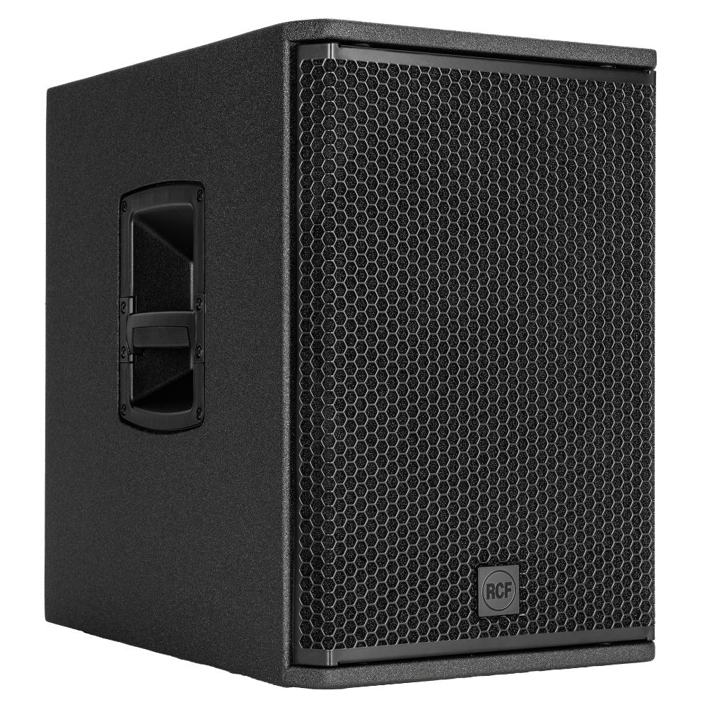 סאבוופר מוגבר RCF SUB 702-AS MK3 – מבט בזווית מהצד השני