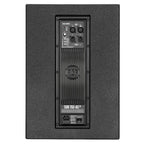 סאבוופר מוגבר RCF SUB 702-AS MK3 – מבט אחורי עם פאנל המגבר