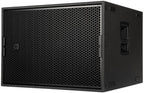 סאבוופר מוגבר RCF SUB 9019-AS, מבט שלושת־רבעי מהצד השני