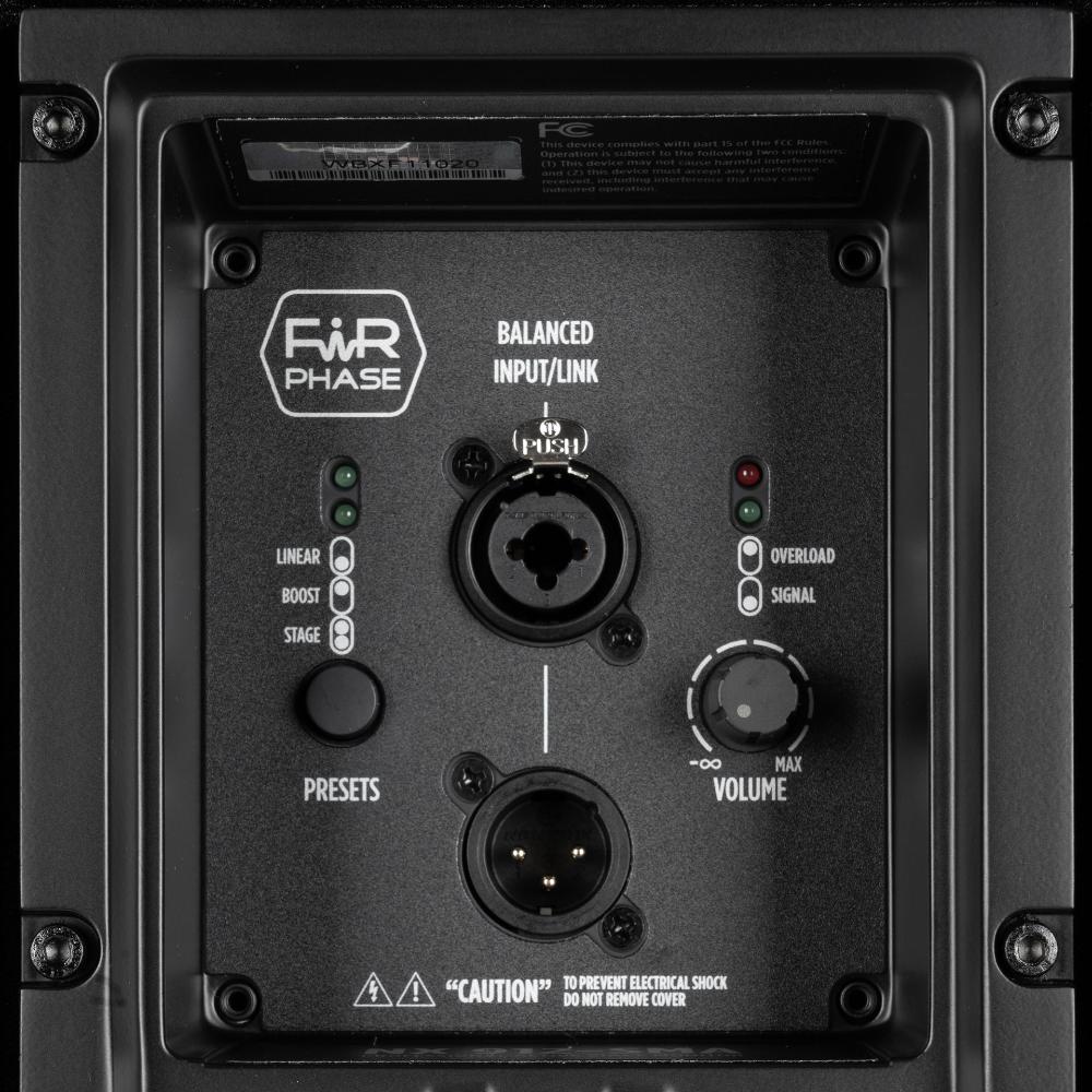 מוניטור במה RCF NX 912-SMA – פאנל כניסות ובקרה