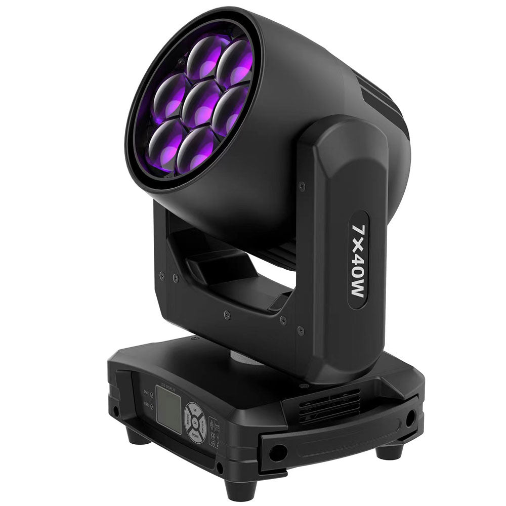 מובינג הד 7×40W Zoom — מבט קדמי