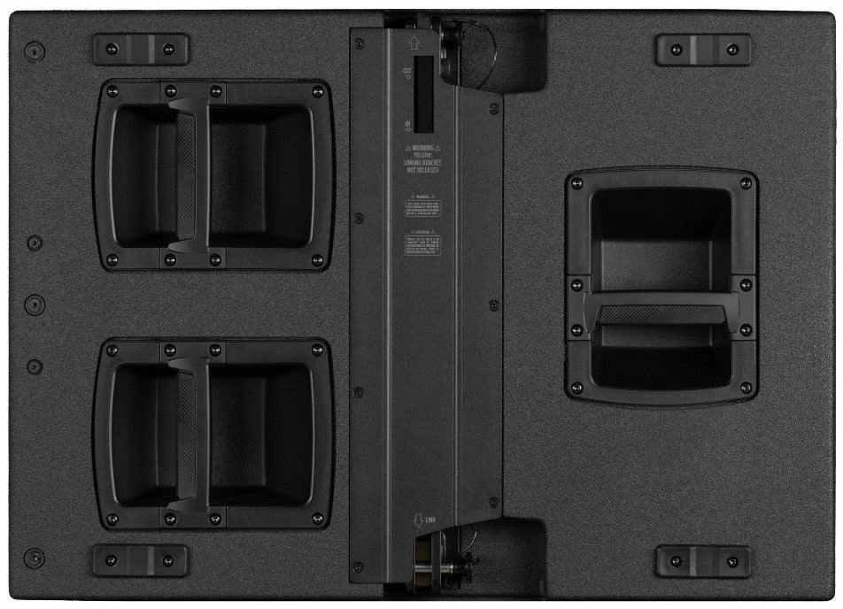 סאבוופר פסיבי TT+ Audio GTS 29, מבט צד על הידיות וחומרת התלייה