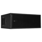 סאבוופר מוגבר RCF TT 808-AS – מבט בזווית מהצד השני, ידית ותושבת M20