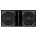 סאבוופר מוגבר RCF SUB 8008-AS – ללא גריל, שני וופרים 18״