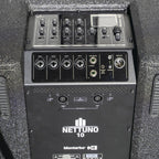 מערכת קולונה אקטיבית Montarbo Nettuno 10 – פאנל המיקסר והחיבורים