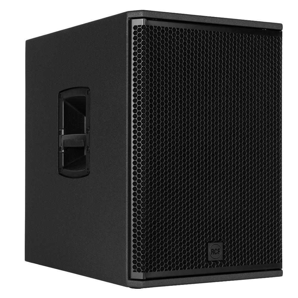 סאבוופר מוגבר RCF SUB 905-AS MK3 – מבט בזווית מהצד השני