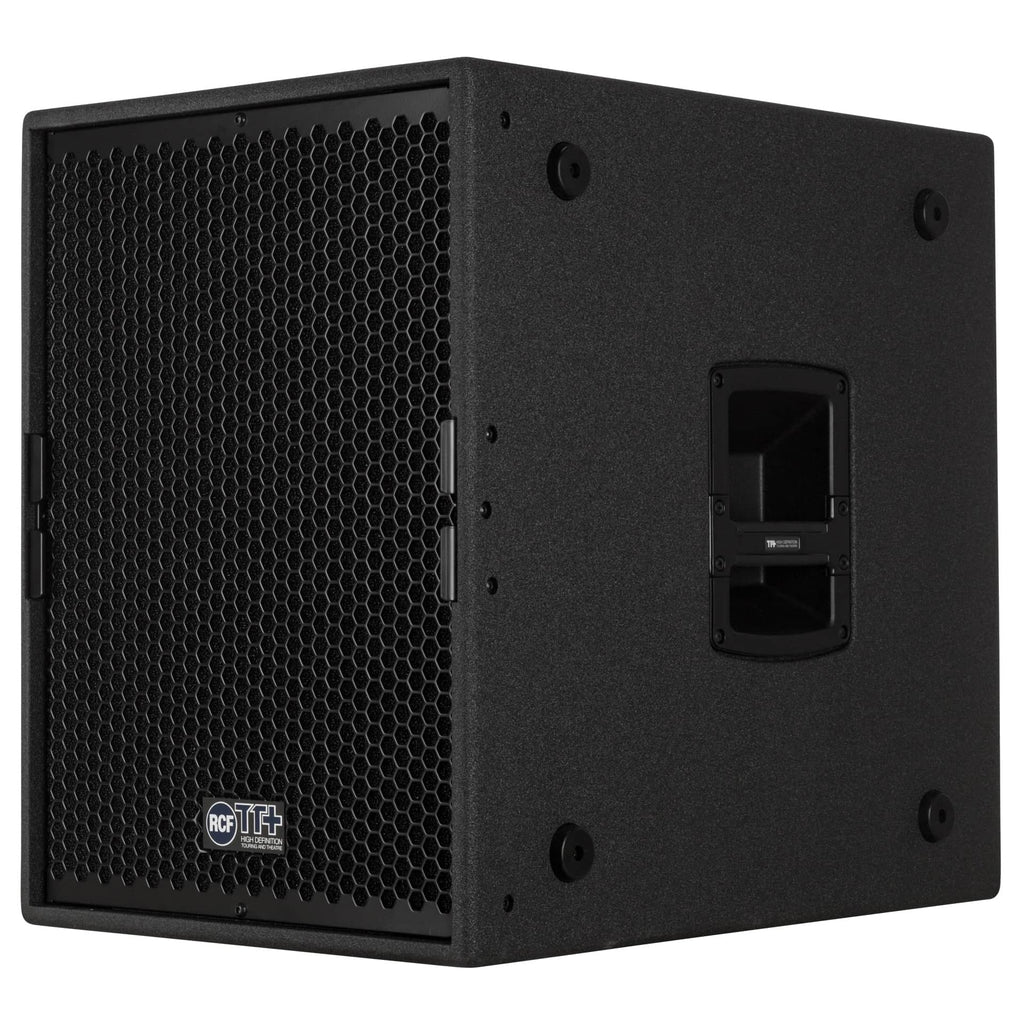 סאבוופר מוגבר RCF TTS 15-A – מבט קדמי בזווית
