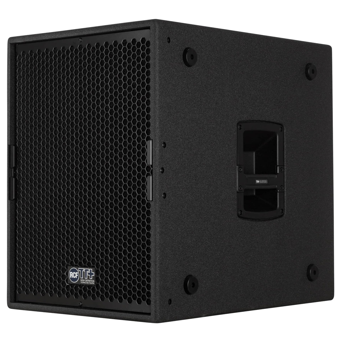 סאבוופר מוגבר RCF TTS 15-A – מבט קדמי בזווית