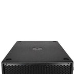סאבוופר מוגבר RCF SUB 9004-AS – מבט מלמעלה, תושבת עליונה לעמוד