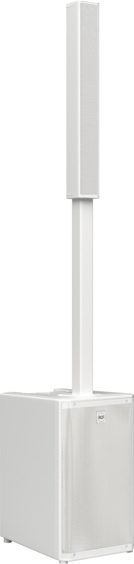 מערכת קולונה RCF EVOX J9 לבן – מבט בזווית מהצד השני