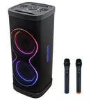 בידורית נטענת Haymer HM-88 BEAT עם 2 מיקרופונים אלחוטיים