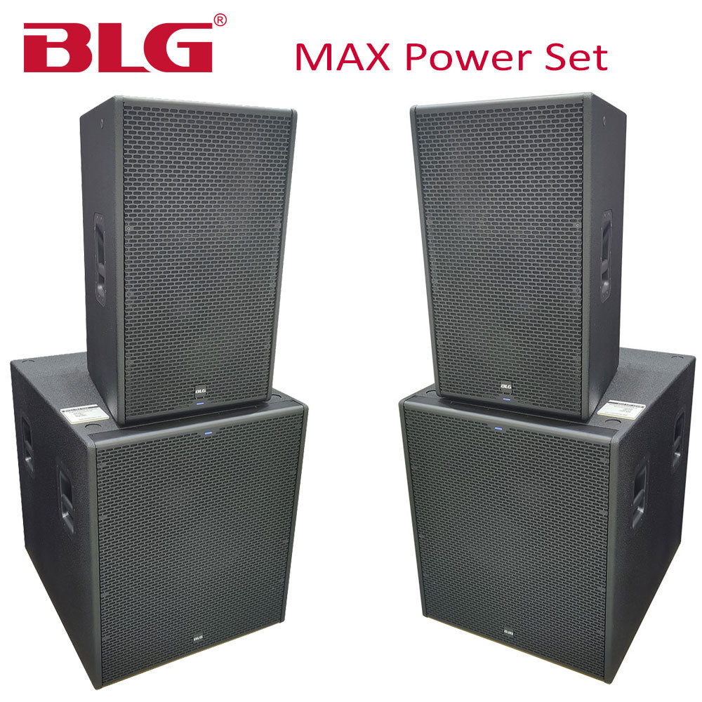 סט רמקולים מוגברים BLG Super Power Set
