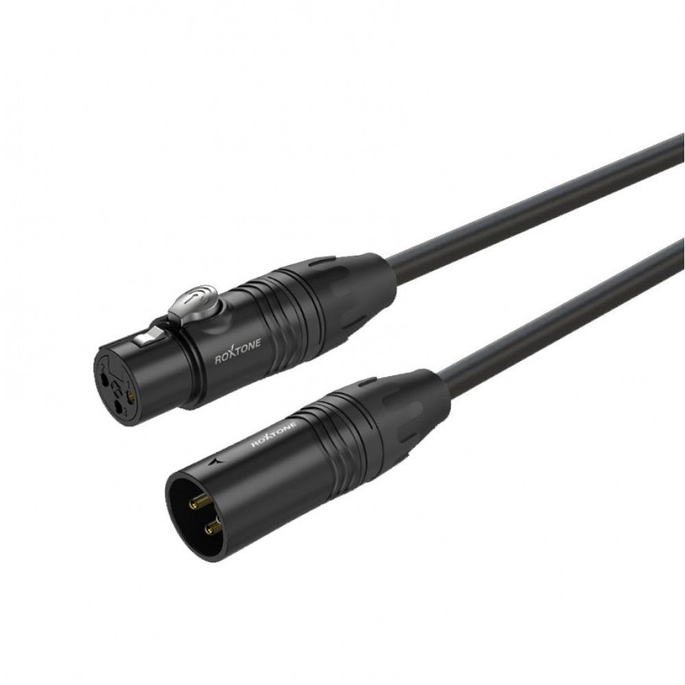 כבל XLR מקצועי Roxtone Master — אורך 10 מטר