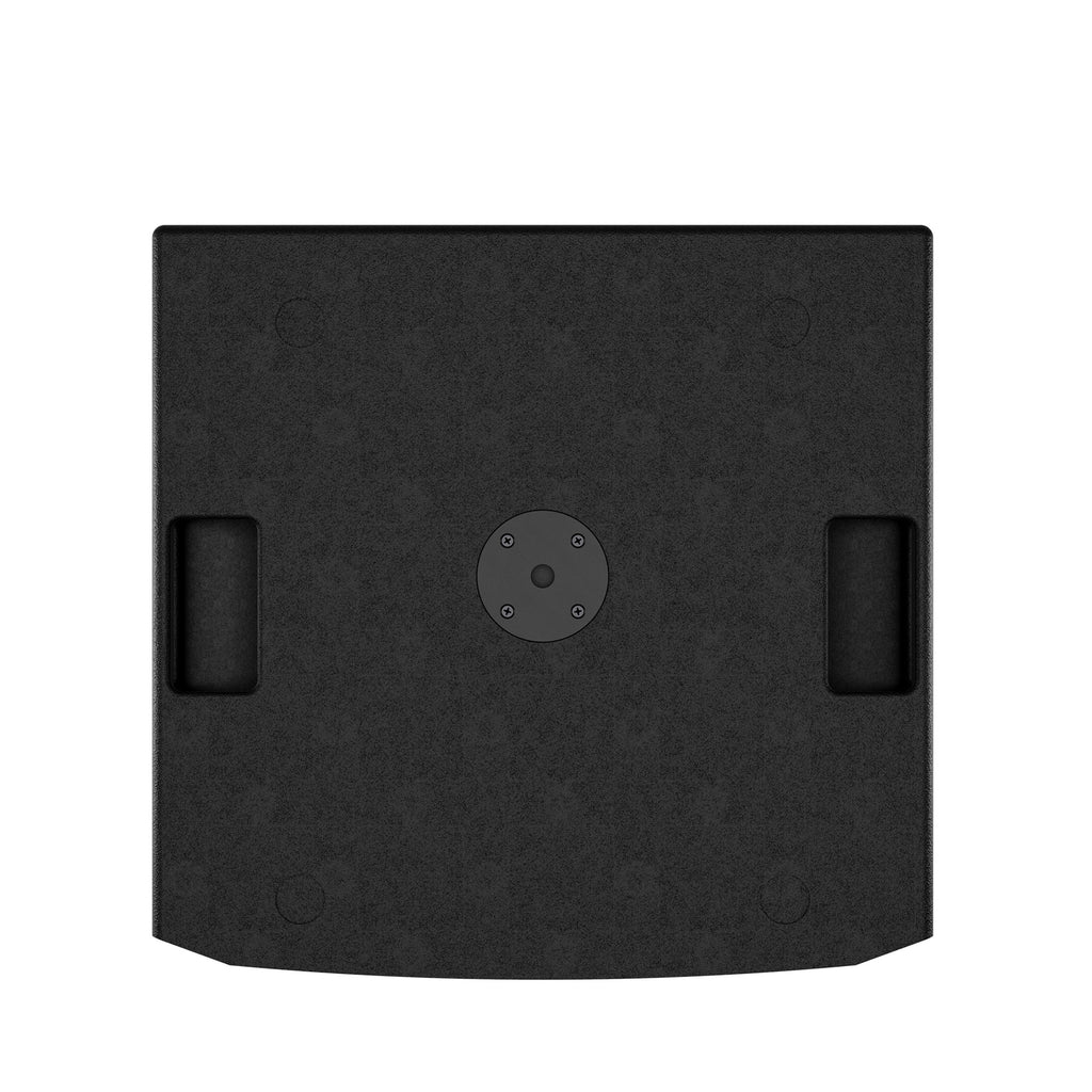 סאבוופר מוגבר Mackie Thump18Sv4 – מבט מלמעלה עם תושבת העמוד