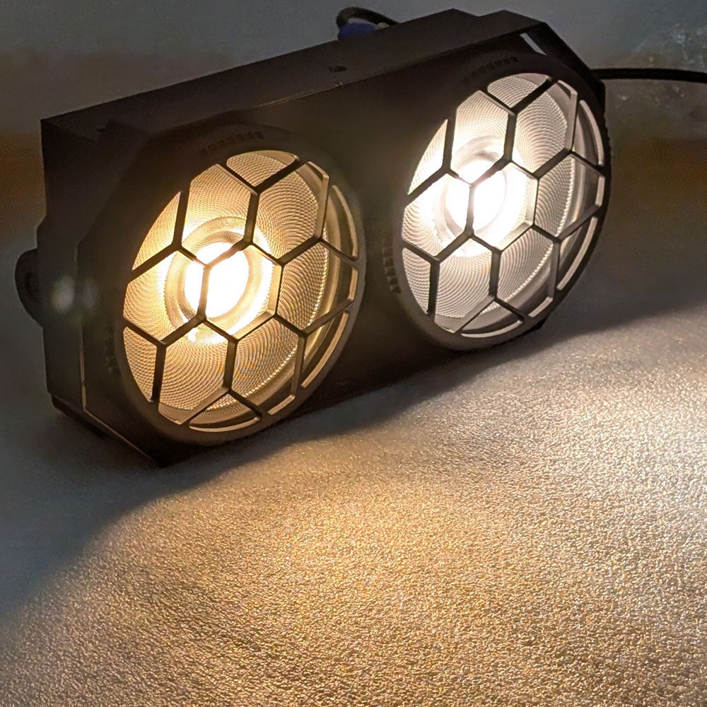 בליינדר לד Apextone Nova 2 Eyes — דולק בלבן חם ולבן קר