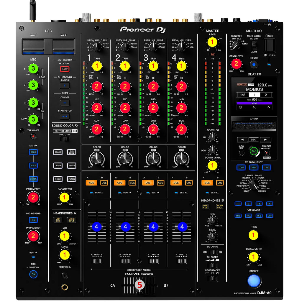 מיקסר DJ מקצועי Pioneer DJ DJM-A9