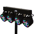 סט 4 פנסי לד Apextone L SET 4 PAR LED — מוט התאורה מקרוב
