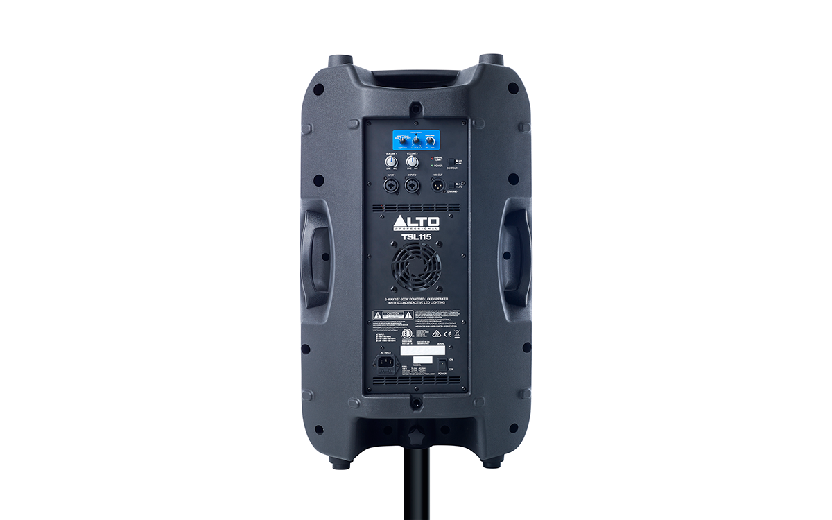 רמקול מוגבר 15 אינץ׳ עם תאורת LED – Alto Professional TSL115