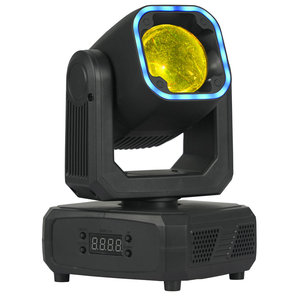 מיני מובינג הד Beam 60W של Apextone דגם VALI עם מסגרת לד, מבט קדמי