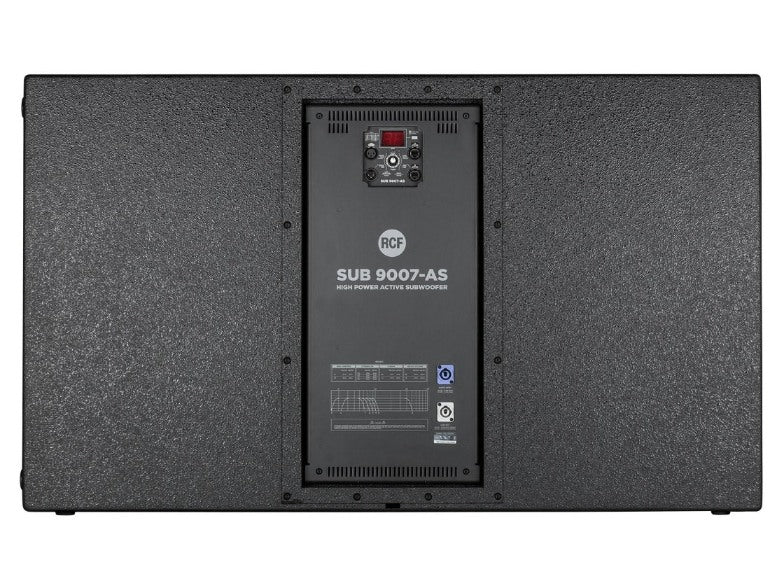 סאבוופר מוגבר RCF SUB 9007-AS – פאנל אחורי