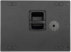 סאבוופר מוגבר RCF SUB 9019-AS, מבט צד על הידית ותושבת M20