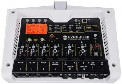 מערכת קולונה RCF EVOX JMIX8 לבן – פאנל המיקסר הדיגיטלי
