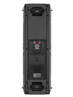מודול ליין אריי מוגבר RCF TTL 6-A – מבט אחורי, פאנל המגבר