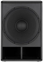 סאבוופר מוגבר RCF SUB 15-AX ללא גריל: וופר 15״ ופתחי הבס־רפלקס