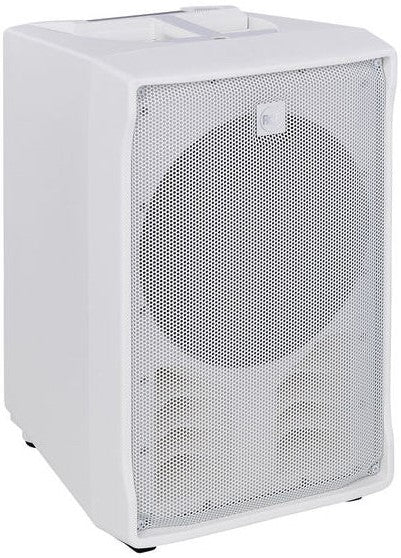 מערכת קולונה RCF EVOX JMIX8 לבן – הסאבוופר, מבט בזווית