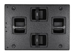 סאבוופר מוגבר RCF SUB 9006-AS – מבט מהצד, ידיות נשיאה
