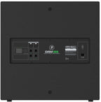 סאבוופר מוגבר Mackie DRM18S – מבט אחורי עם פאנל החיבורים