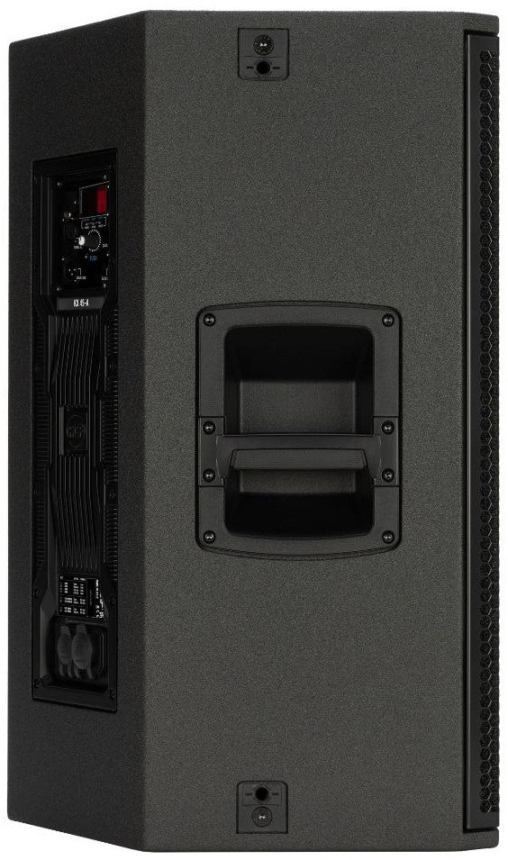 רמקול מוגבר RCF KX 45-A, מבט צד על הידית