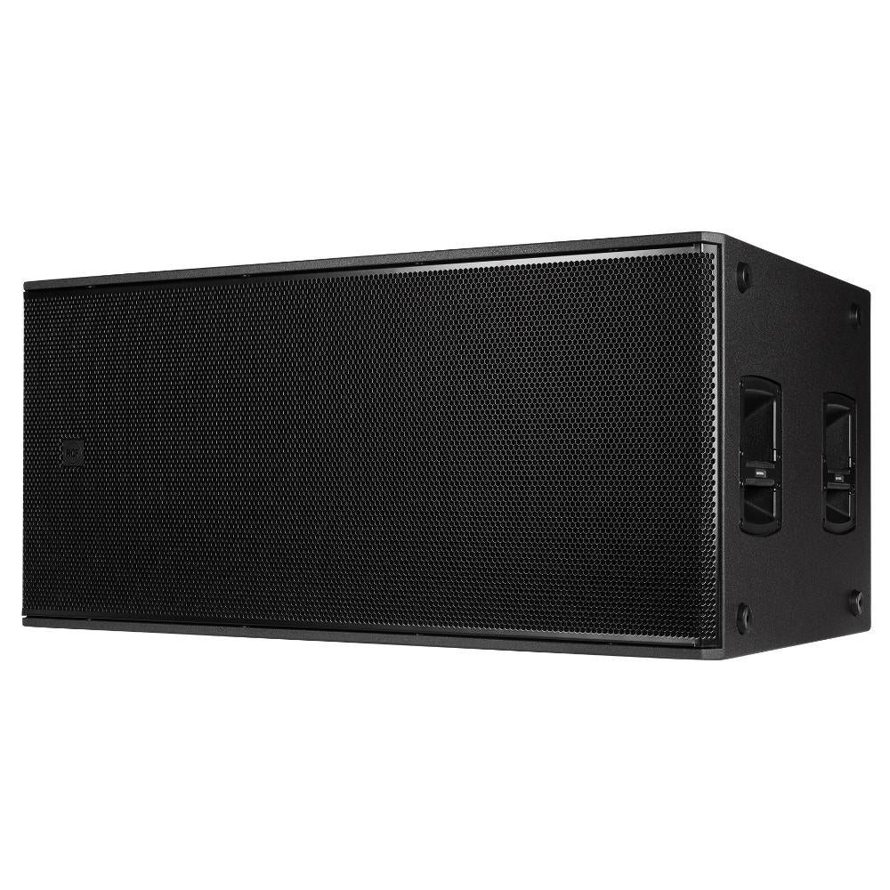סאבוופר מוגבר RCF SUB 8008-AS – מבט קדמי בזווית