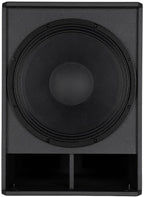 סאבוופר מוגבר RCF SUB 18-AX ללא גריל: וופר 18״ ופתחי הבס־רפלקס