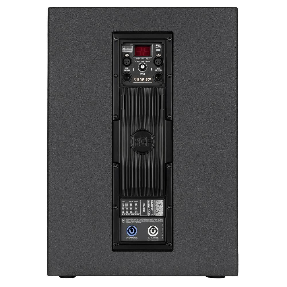 סאבוופר מוגבר RCF SUB 905-AS MK3 – פאנל אחורי