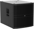 סאבוופר מוגבר Mackie DRM18S – מבט שלושת־רבעי מהצד השני